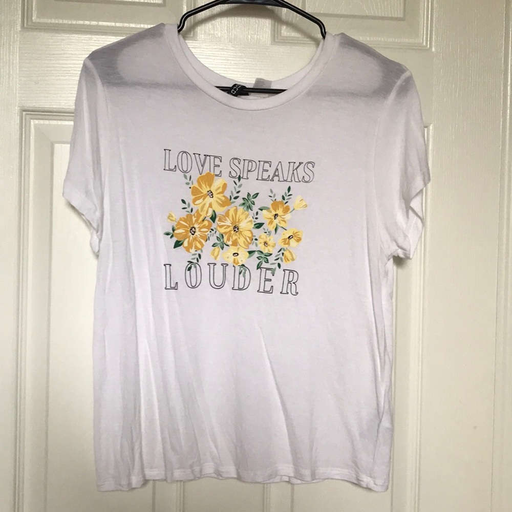 Graphic White Tee